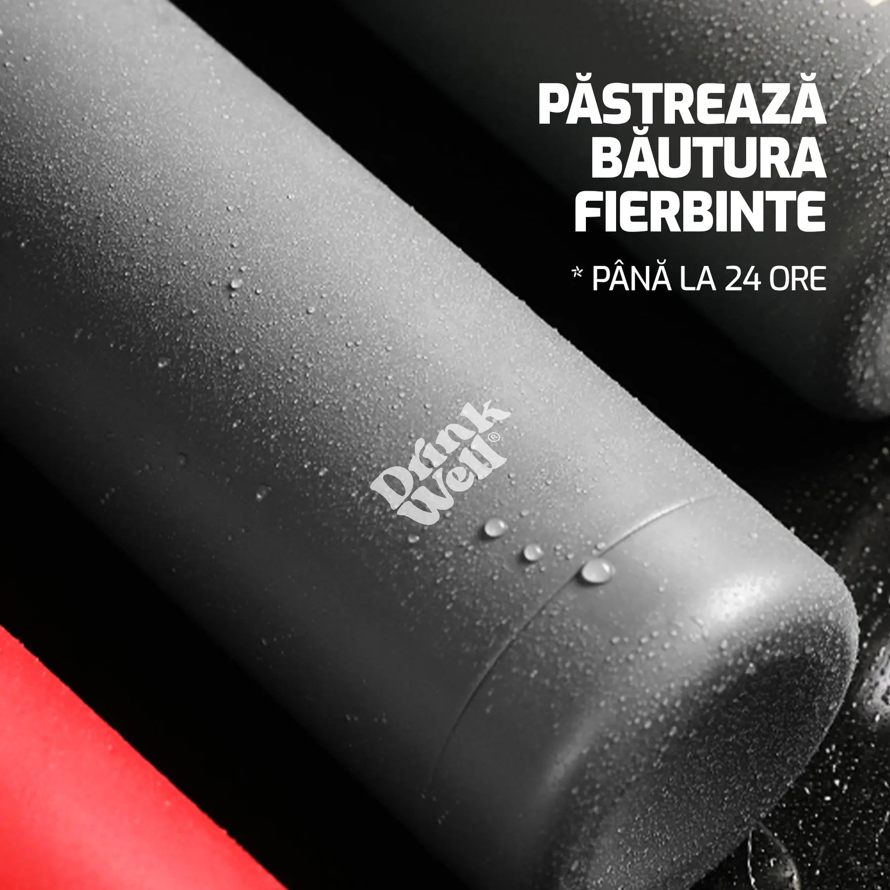 Thermos with temperature indicator