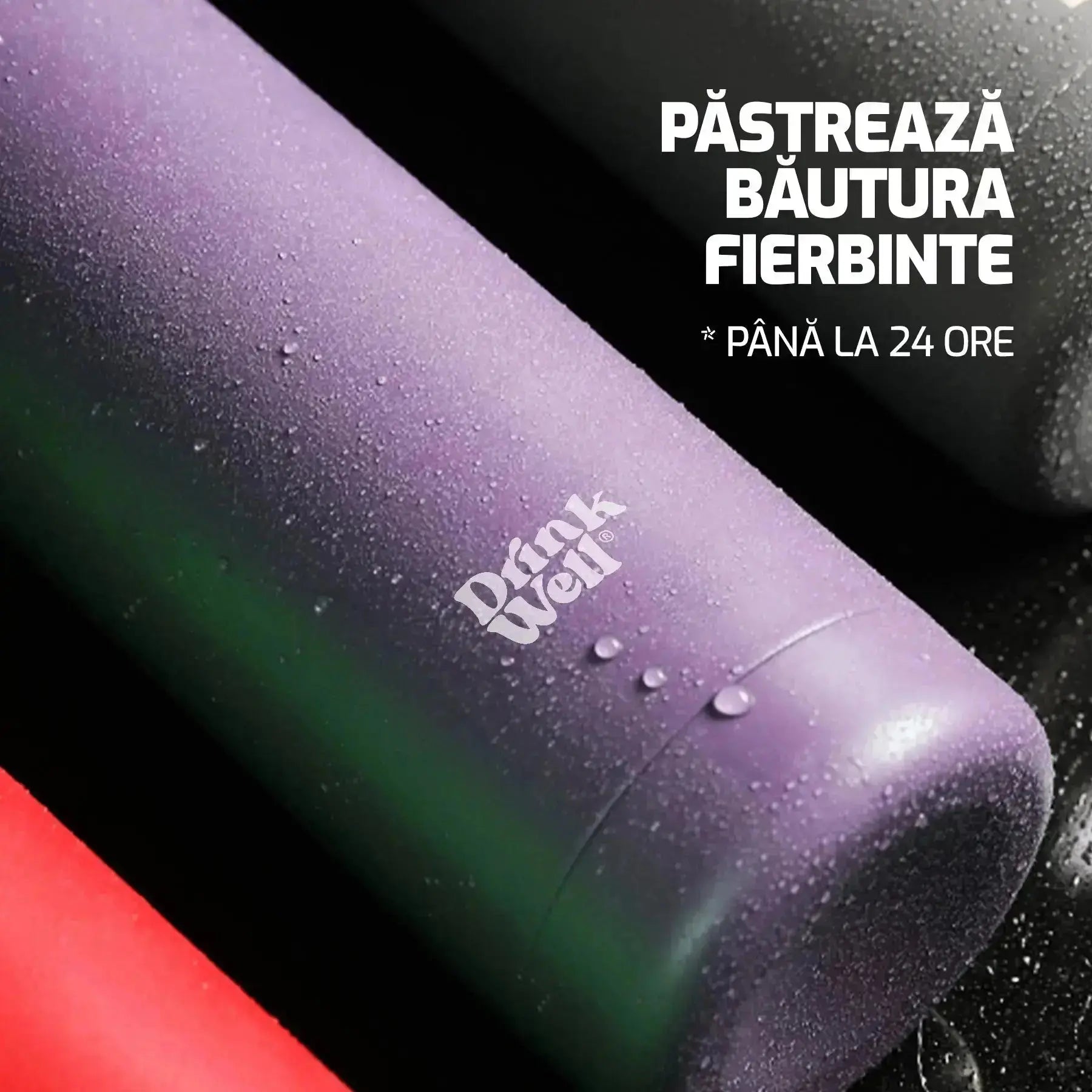 Thermos with temperature indicator