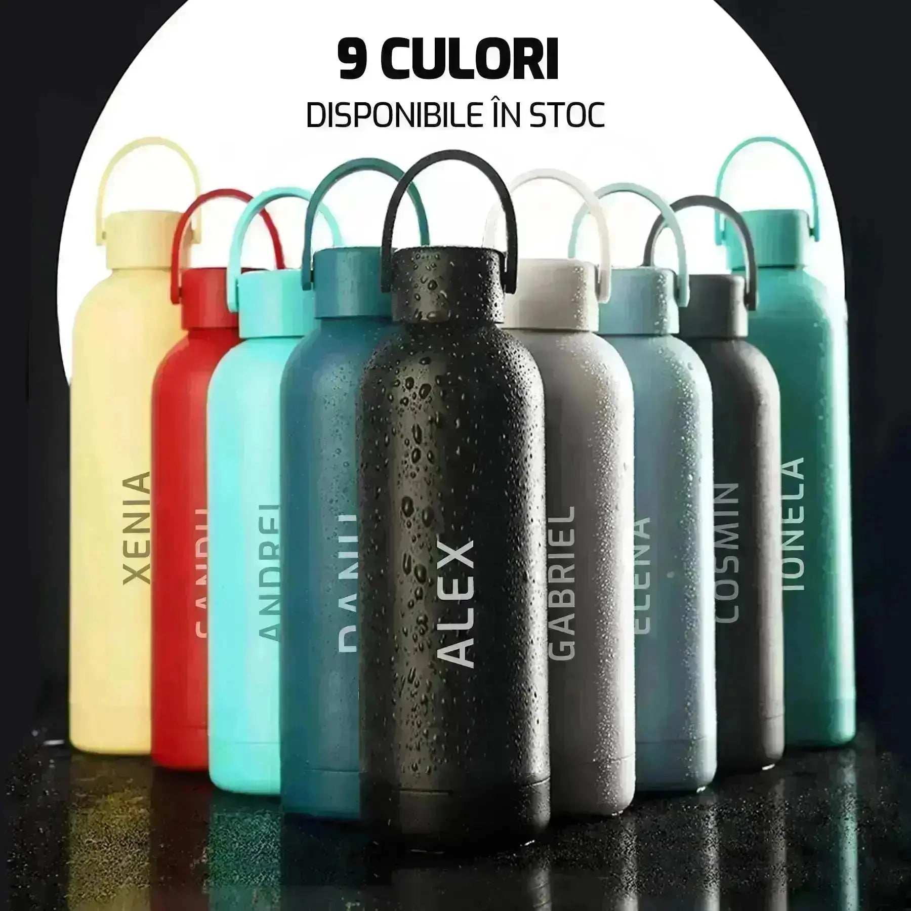 Thermos with temperature indicator