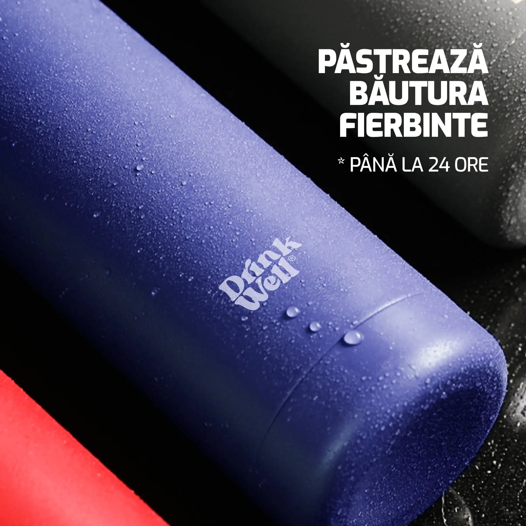 Thermos with temperature indicator