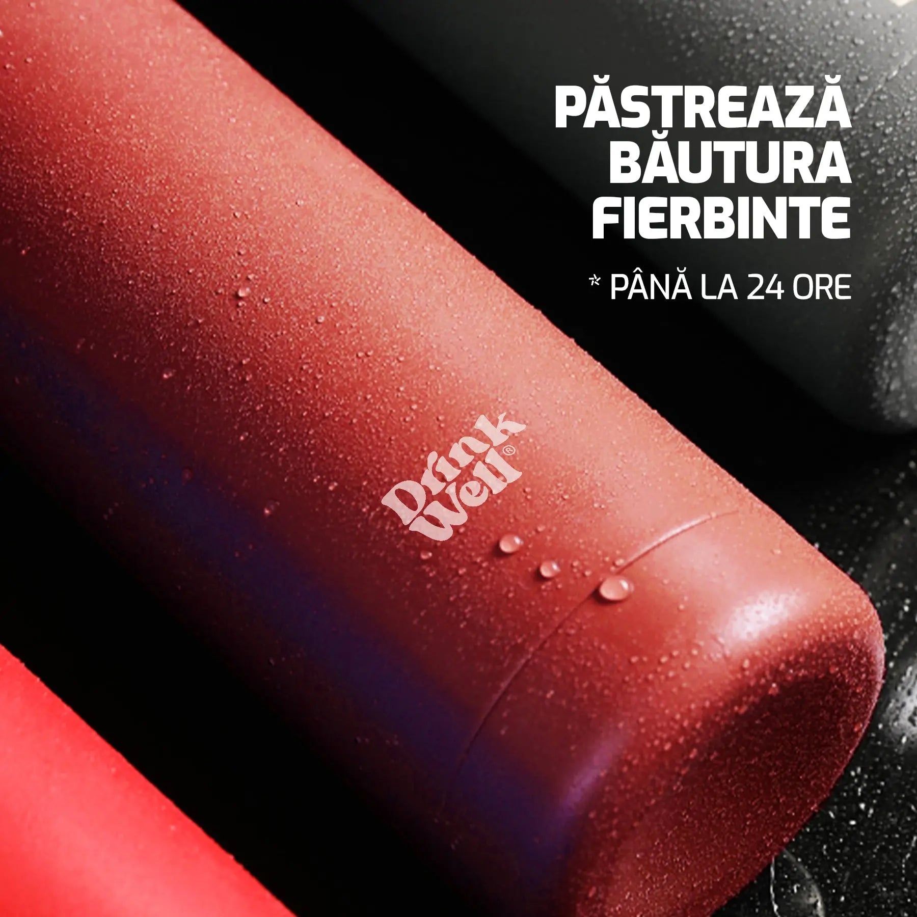 Thermos with temperature indicator