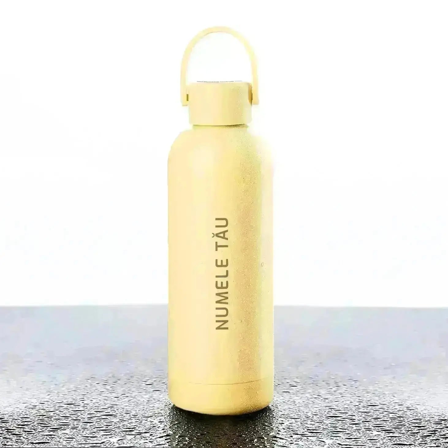 Thermos with temperature indicator