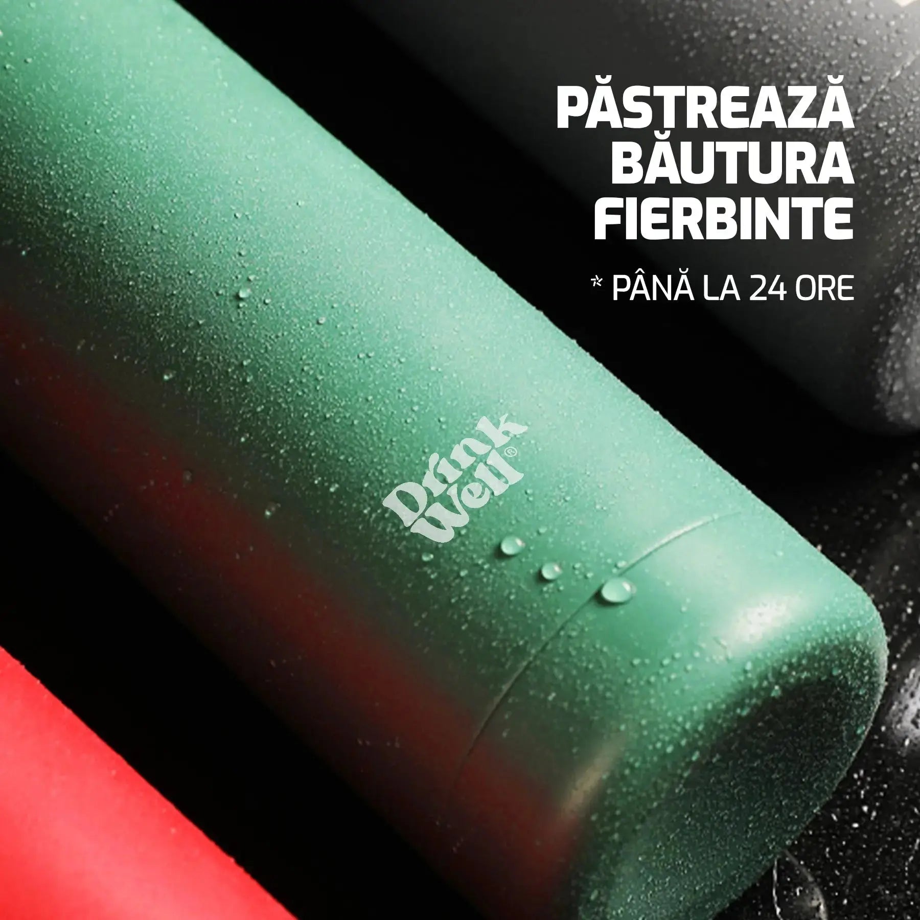 Thermos with temperature indicator